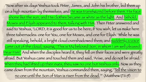 Elementary Principles of Messiah, Part 16: (Resurrection of the Dead, Part D)