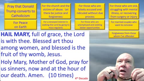 Mary's Daily Live Holy Rosary Prayer at 8:00 p.m. EDT 08/19/2025