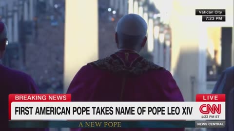The General - BREAKING： Pope Leo XIV appears for the first time.