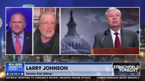 Lindsey Graham accused of laundering money from Ukraine war - former Cia Larry Johnson ~ w Stinchfield Tonight