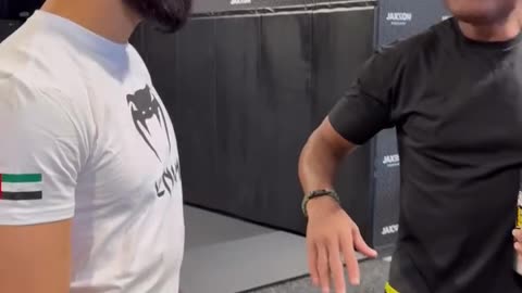 Khamzat Chimaev Links Up with Anderson Silva Ahead of UFC 319