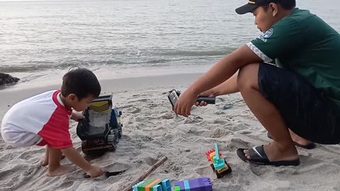 Part 1 – "Family Fun at the Beach | Playing in the Sand Together"