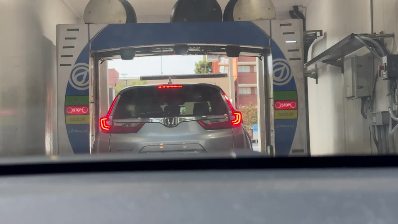 First Time Through a Drive-Thru Car Wash in California