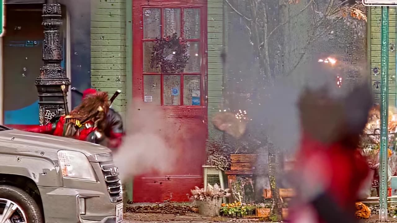 deadpool and wolverine facing deadpool army 4k