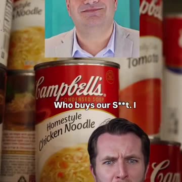 The VP of Campbells, Martin Bally says they use bioengineered meat