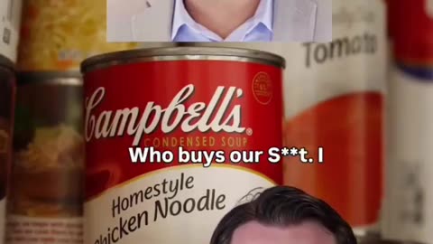 The VP of Campbells, Martin Bally says they use bioengineered meat