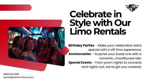 Rent a Cheap Limo for Birthdays, Anniversaries, & Special Events
