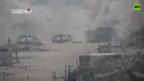 INSANE footage shows Gazan resistance AMBUSH and obliterate 2 Israeli tanks