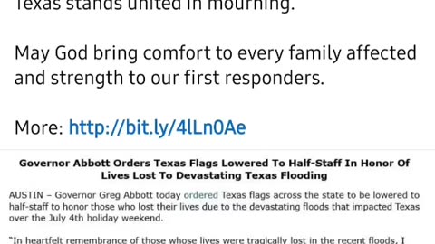 Texas Hill Country Flood Tragedy