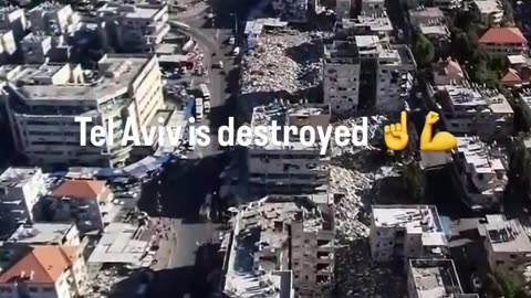 🇮🇷🔥🇮🇱Look at the condition of Israel’s Tel Aviv city after Iran’s attack