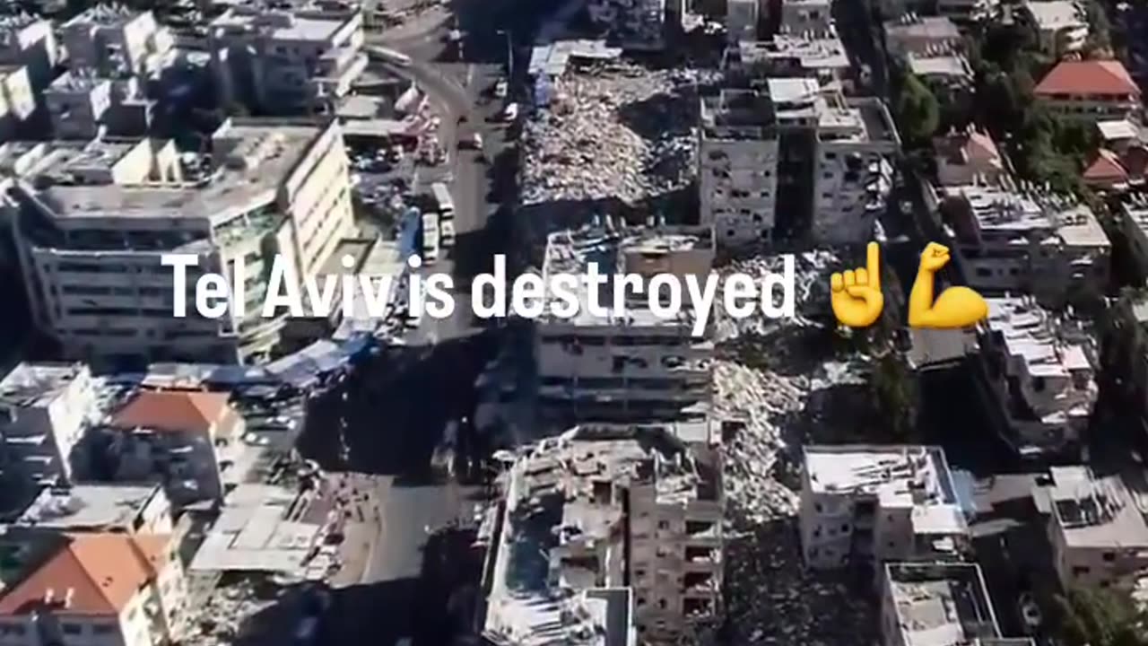 🇮🇷🔥🇮🇱Look at the condition of Israel’s Tel Aviv city after Iran’s attack