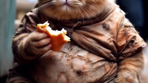 Cat Ai animated video Cat funny video #funny #pets #cat #adoptcat #mycat