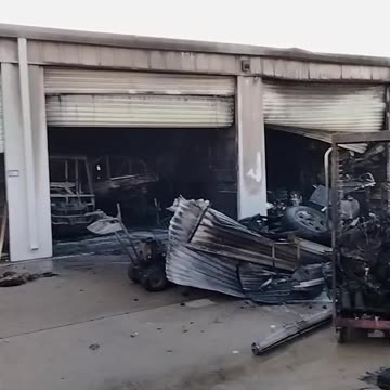 Storage facility fire