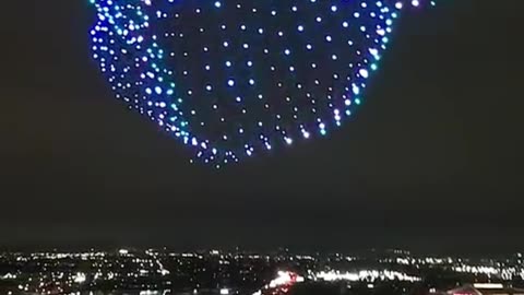 Star Wars Drone Show Los Angeles Angels stadium! #starwars #losangeles #angels #mlb