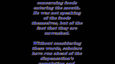 Matthew 15:20 - Daily Bible Verse Commentary