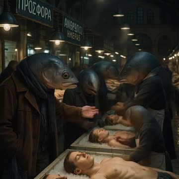 Fish buy Human in Market