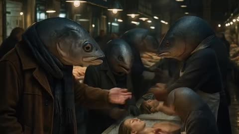 Fish buy Human in Market