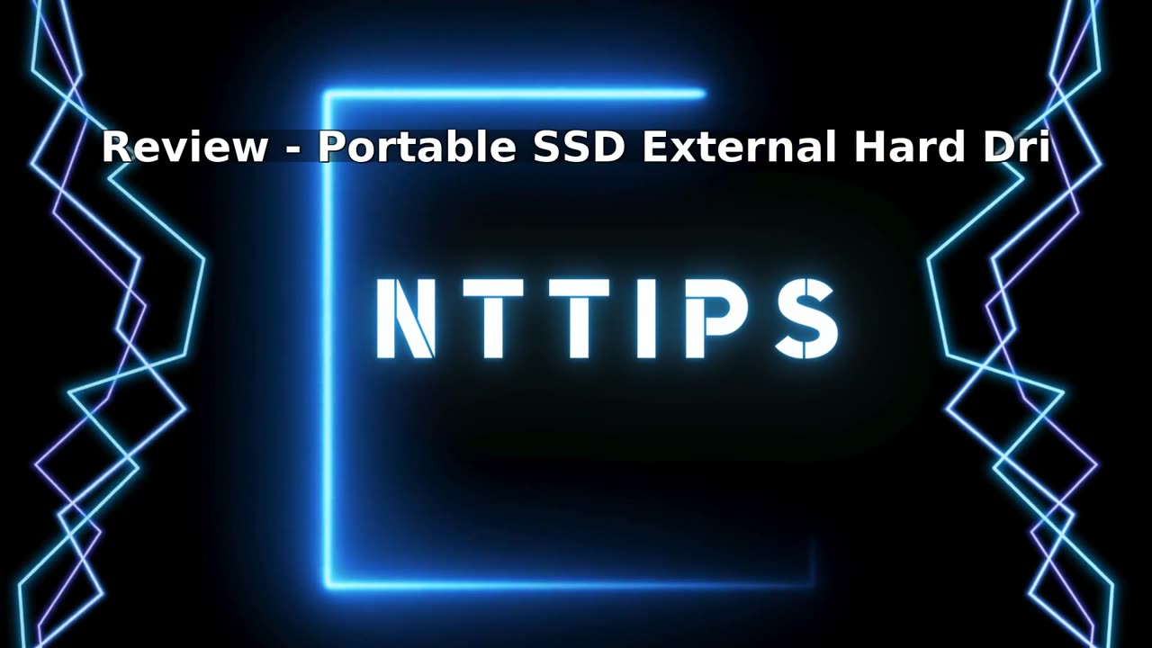 Portable SSD External Hard Drive, Black, M.2, Type-C USB 3.1, 4TB Storage, Compa