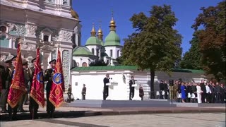 Zelenskiy leads Ukraine's Independence Day alongside Canadian PM