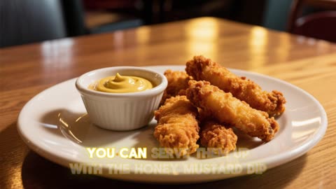 Crispy Chicken Tenders with Honey Mustard Dip | Easy Homemade Recipe