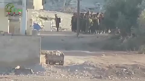 Free Syrian army kill a Group of Iranian militia by a BGM-71 Tow, Syria hama 2016/10/10