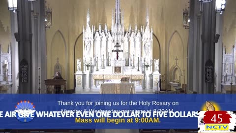 NCTV45 CATHOLIC MASS HOLY SPIRIT PARISH (ST MARYS) 9:00 AM MON MAY 19 2025