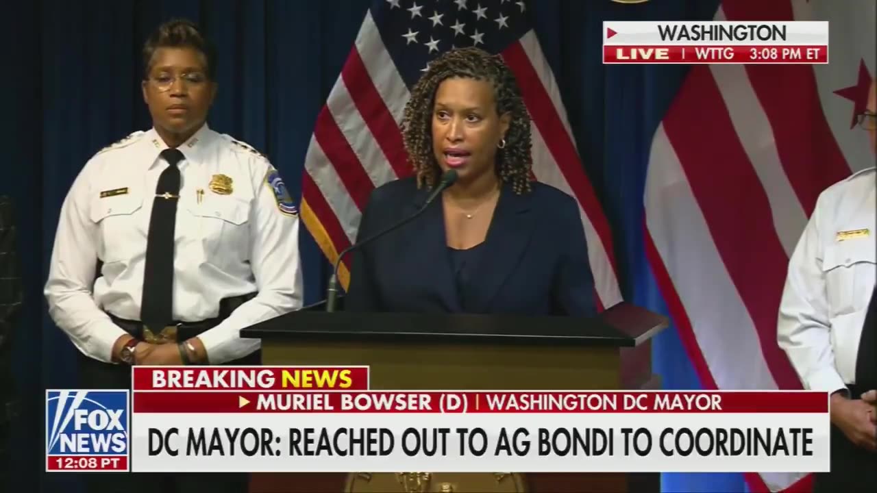 URGENT: Washington, D.C. Mayor Muriel Bowser attacks Trump as a dictator during a press conference