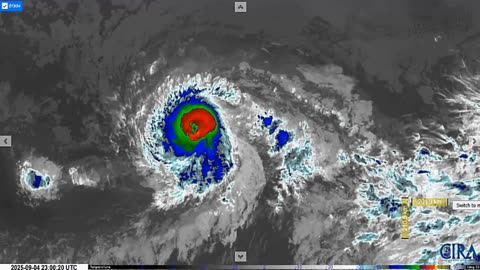 Miran Rubin - Hurricane Kiko 2025 - IR / 4km / RAMMB CIRA