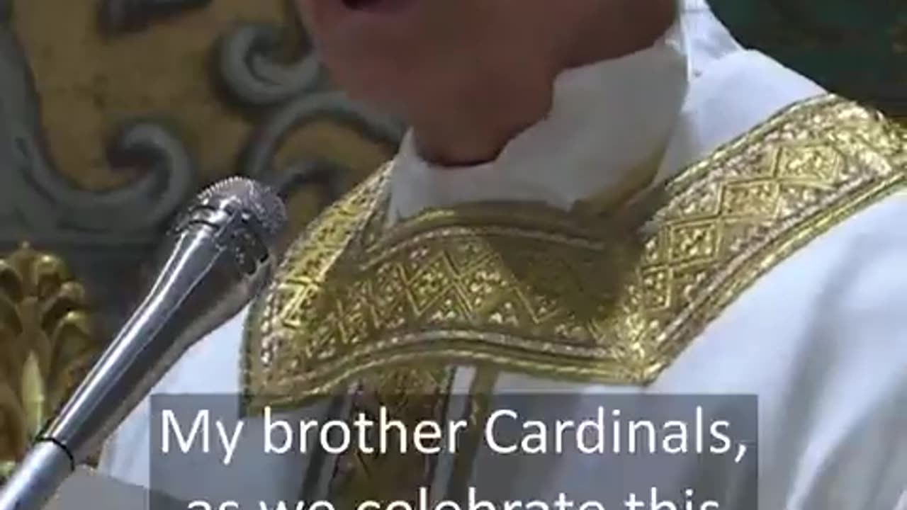 Predigt Papst Leo XIV - Englische Worte