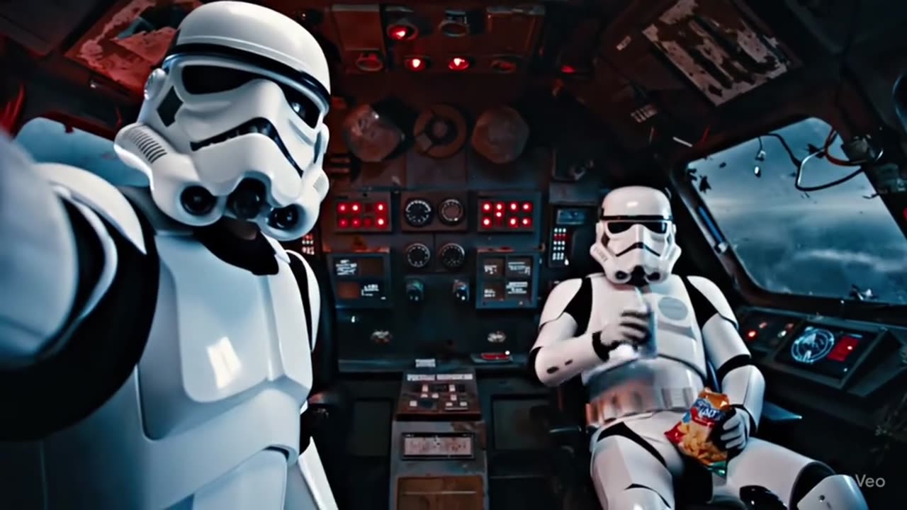 Darth Vader envía de castigo a los stormtroopers a hoth, stormtroopers vlogs