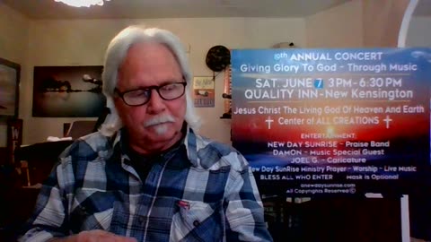 A New Day SunRise Free Ministry In Christ Wth Billy C June 1st -25 Vid B 56