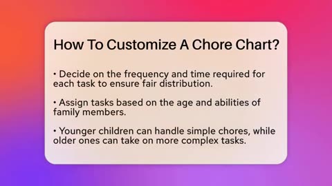 How To Customize A Chore Chart_ - Better Family Relationships
