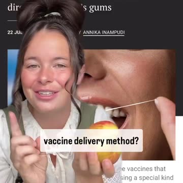 Flossing your teeth now can get you vaccinated 🤔.