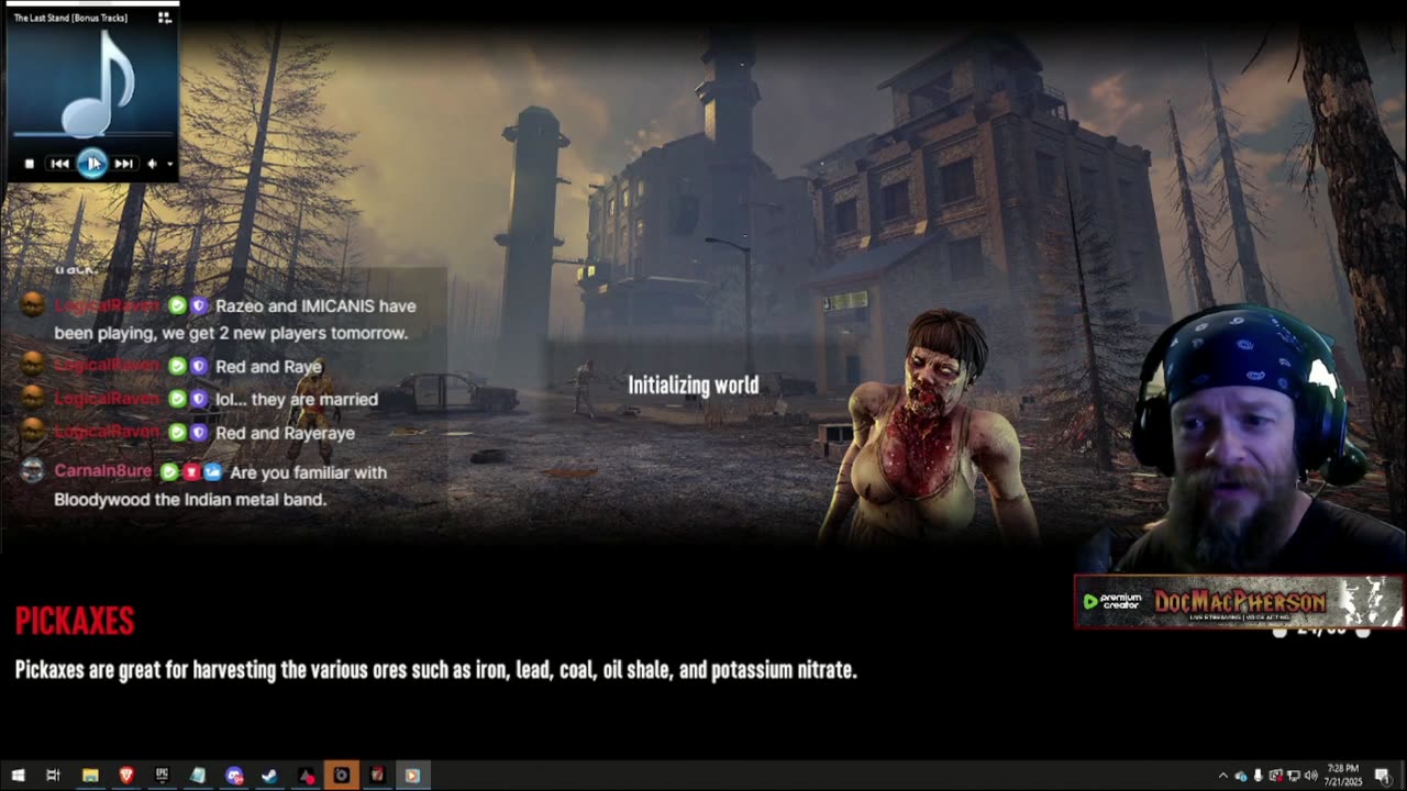 7 Days to Die - Easy mode is better for chat engagement.