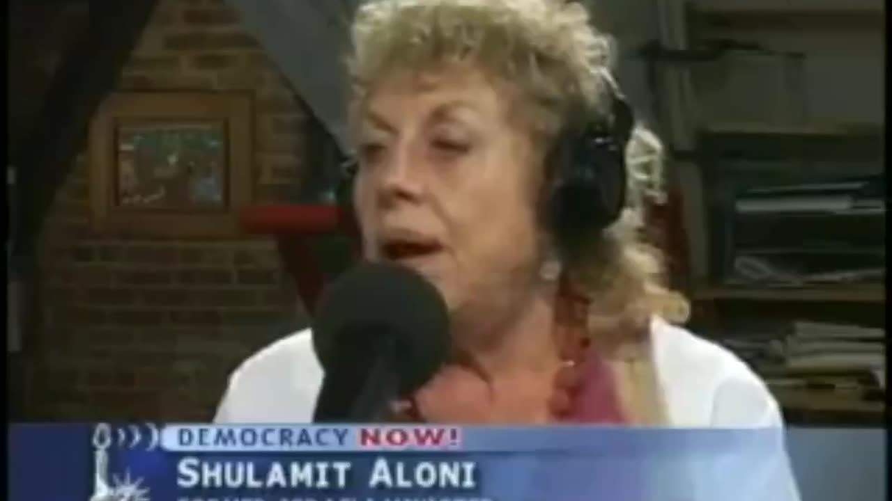 Shulamit Aloni, a leading Israeli politician, explains the playbook