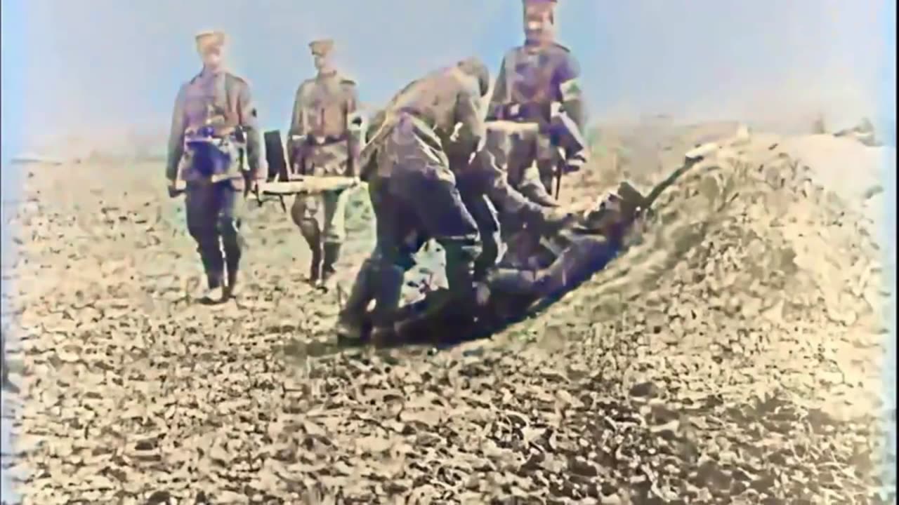 27 - Echoes in the trenches they call my name - WW1 Inspired Trench Music - Colourized Footage