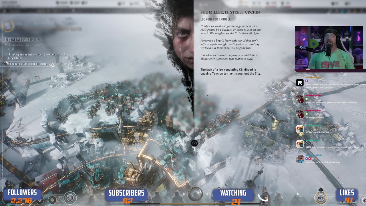 🟠 Gaming on Rumble | Frostpunk 2 - Navigating the Politics of a Starving City