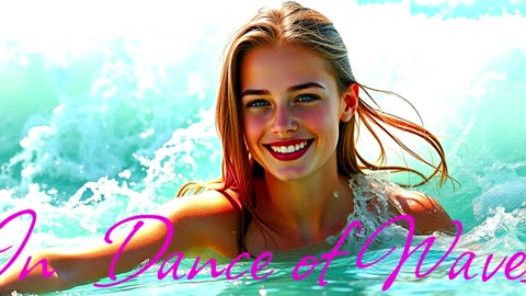 Electronic Music. Song In the Dance of Waves.