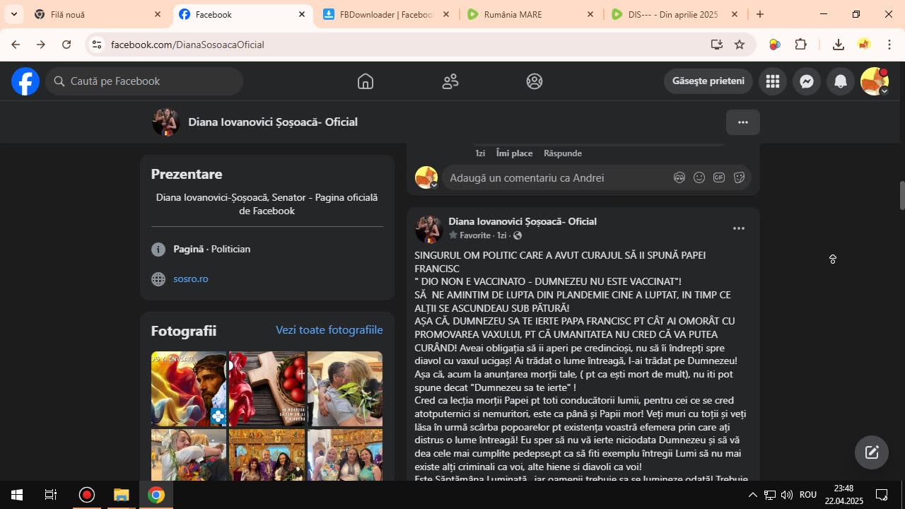 DIS--- - 21 aprilie 2025 - Vizualizarea paginii