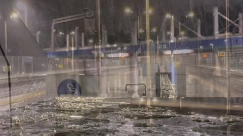"Thoughts lost in a heavy rain" Heavy thunderstorms sounds 🌧️ 💤for deep sleep #rainsound #thunder