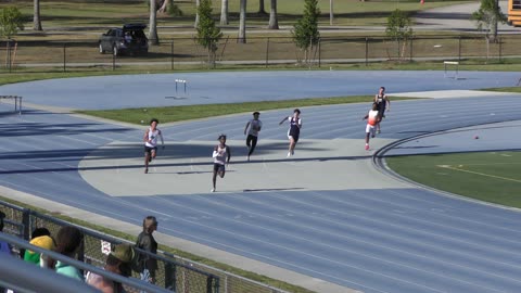 Boys 200 meter Heat 16 Dade County Youth Fair HS Championship 2025 Tropical Park Miami, FL