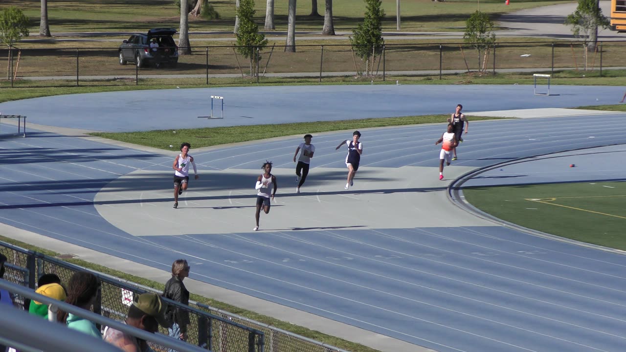 Boys 200 meter Heat 16 Dade County Youth Fair HS Championship 2025 Tropical Park Miami, FL