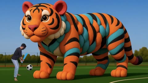 The mascot vibrato assistant dog placed on the football field is popular, co-produced, and creative