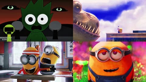 Sprunki Minions War 💥 Insane Battle Moments