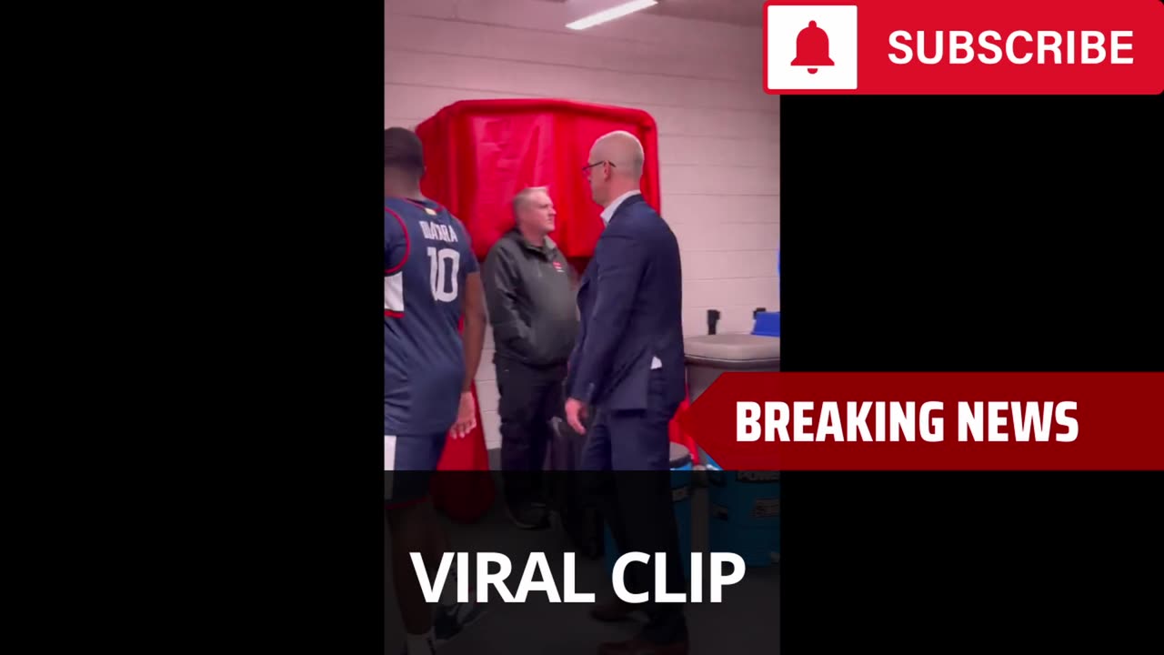 Viral Dan Hurley Clip After UCONN Loss