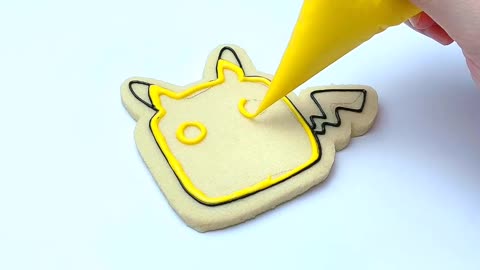 DIY Cute Pikachu-Inspired Cookies | Step-by-Step Tutorial
