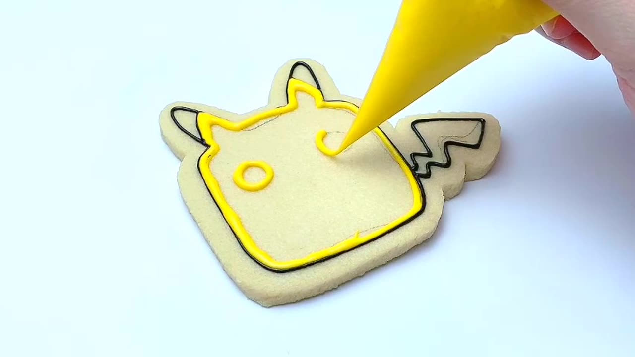 DIY Cute Pikachu-Inspired Cookies | Step-by-Step Tutorial