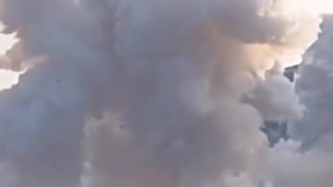 Entire ballistic missile bases in flames.
