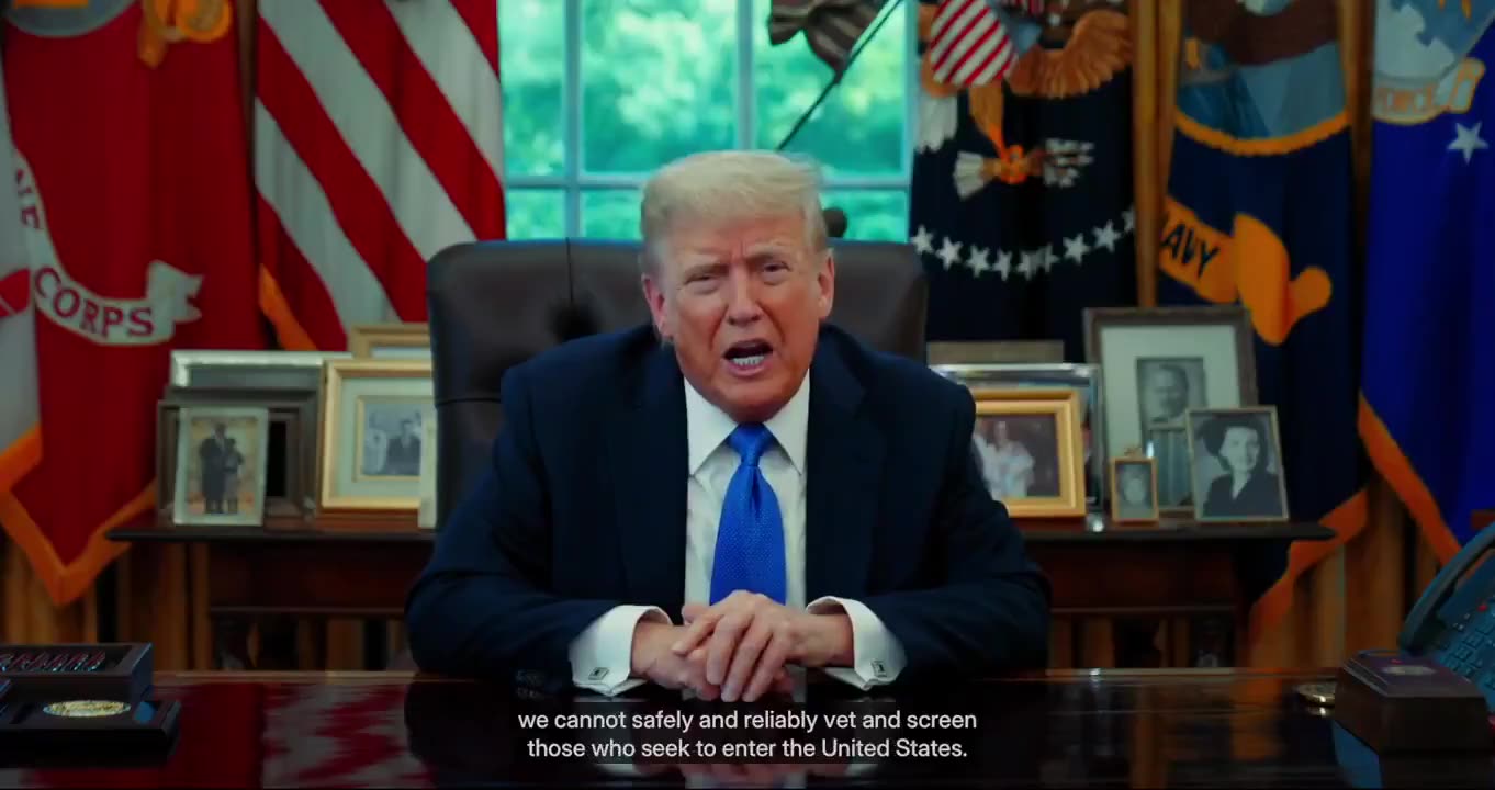 🔴 BREAKING: President Trump Issues TRAVEL BAN Fully Restricting & Limiting Entry of Nationals of 12 Countries