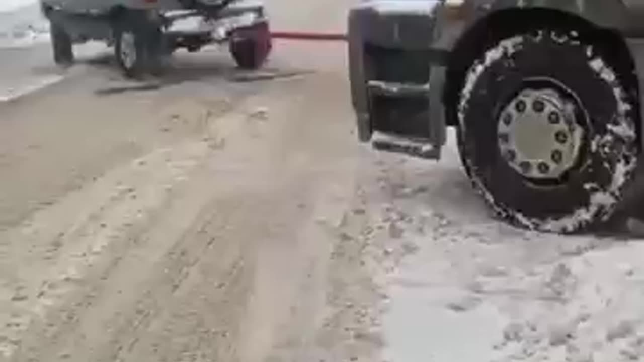 Can THIS Car Save the Day and Pull the Stuck Truck? 🚙💪🚛